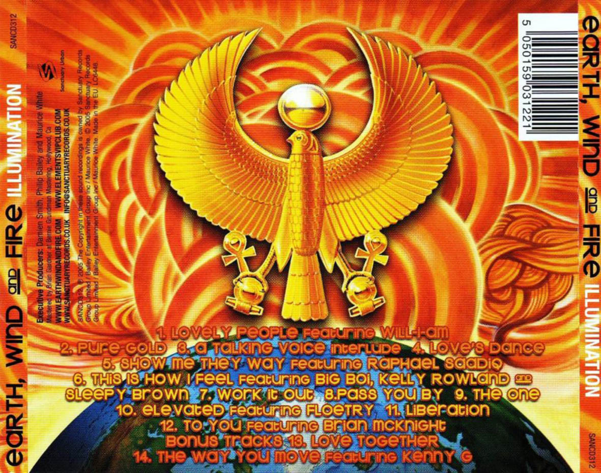 Earth, Wind & Fire  Illumination : Back